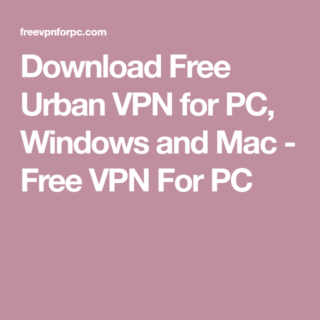 free anonymous vpn for mac
